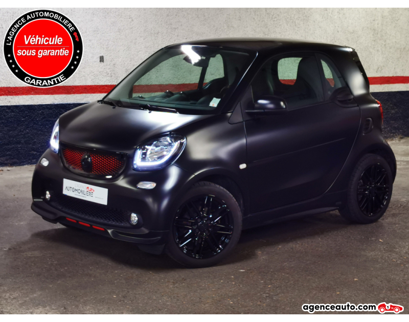 Gebrauchtwagenkauf, Günstige Gebrauchtwagen | Automobilienagentur Smart Fortwo Coupé 90ch Brabus Style Twinamic E6C Noir Jahr 2019 Automatique Essence